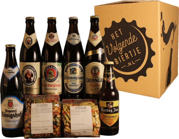 Bierpakket Weizen met borrelmixen